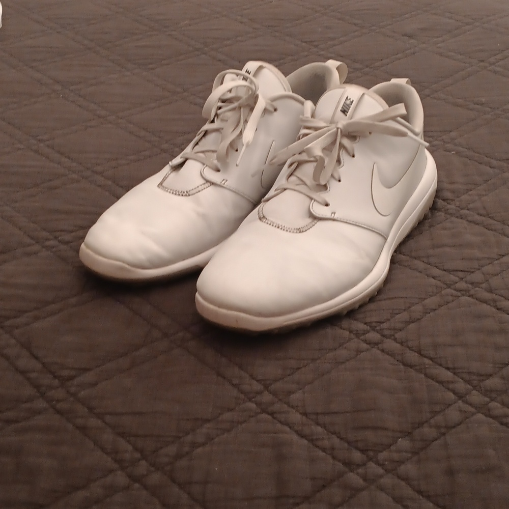 Nike white golf cleats